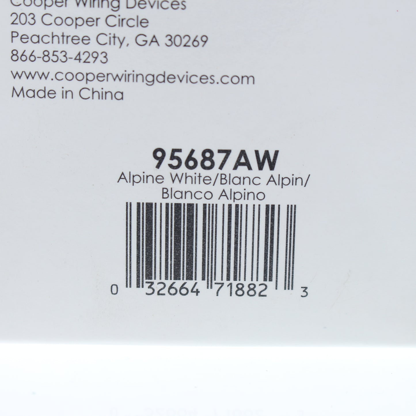 95687AW White Aspire Alpine 1-Pole/3Way Slide Fluorescent Dimmer Mark 10 8A 277V