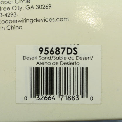 Aspire 95687DS Mark 10 Desert Sand 1-Pole/3way Preset Slide Dimmer 8A 277V Fluor
