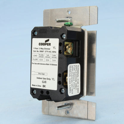 Aspire 95687DS Mark 10 Desert Sand 1-Pole/3way Preset Slide Dimmer 8A 277V Fluor