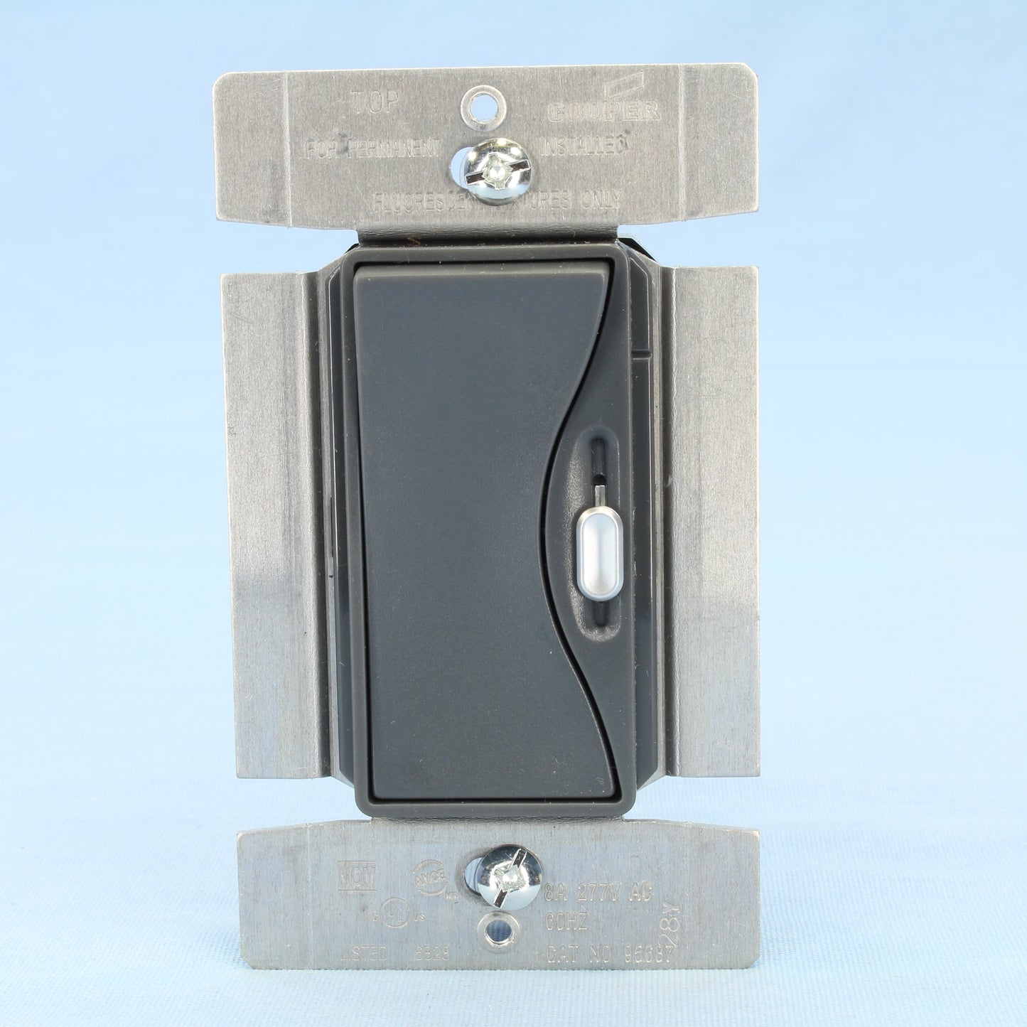 Aspire Silver Granite 1-Pole/3-Way Fluorescent Slide Dimmer 277V Mark 10 95687SG