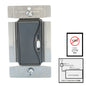 Aspire Silver Granite 1-Pole/3-Way Fluorescent Slide Dimmer 277V Mark 10 95687SG