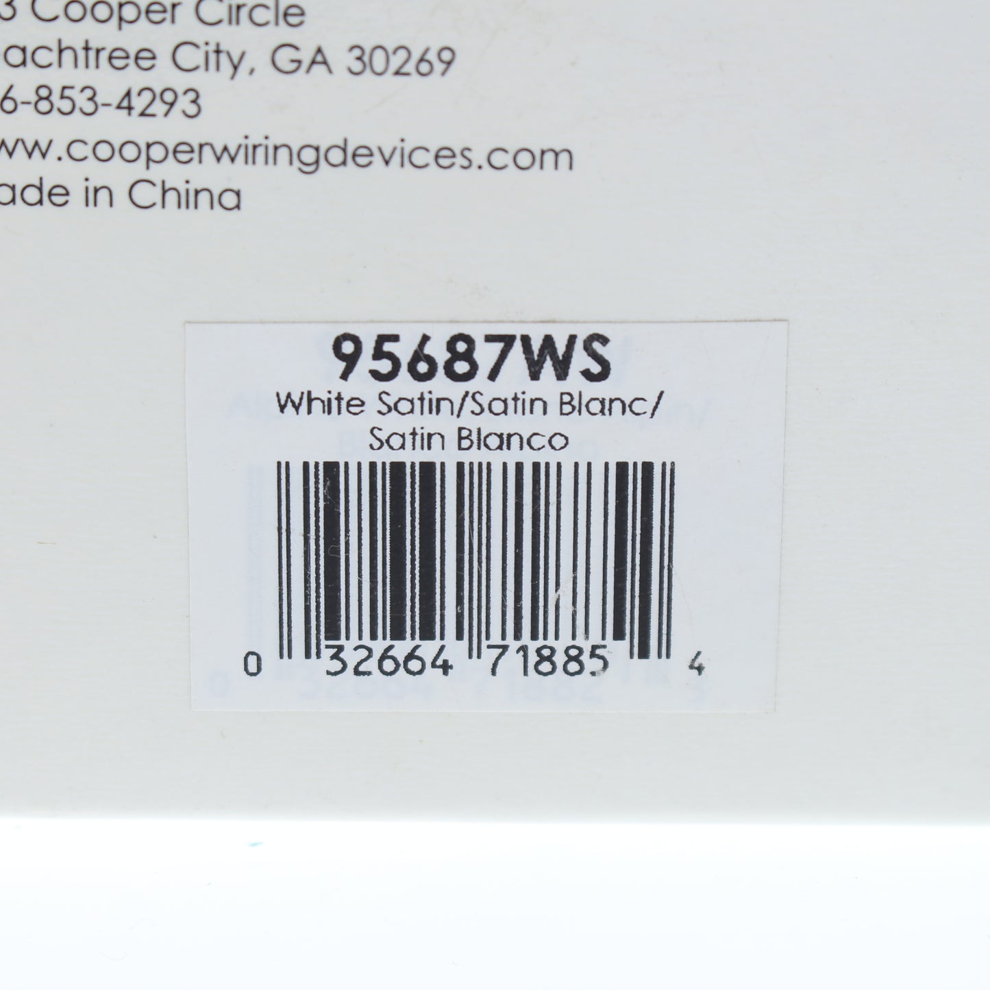 Aspire 95687WS White Satin (Pale Gray) 1-Pole/3Way Slide Fluorescent Dimmer 277V