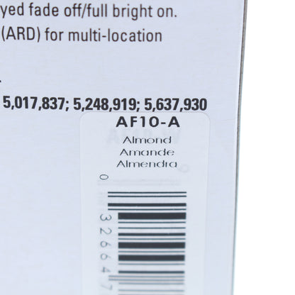 Cooper AF10-A Almond Smart Master Dimmer Preset Fluorescent Multi-Way 1000VA