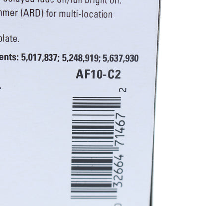 Cooper AF10 White Ivory Lt Almond 1000VA Fluorescent Smart Master Dimmer Preset