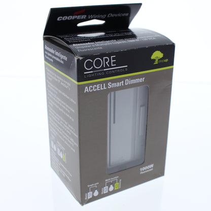 Cooper AF10-GY Gray Smart Master Dimmer Preset Fluorescent Multi-Way 1000VA