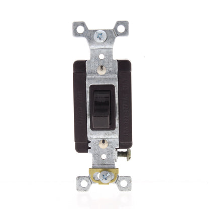 Cooper Arrow Hart Brown Industrial Grade AC Toggle Wall Light Switch 15A AH1201