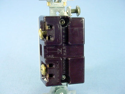 Arrow Hart AH1201I Ivory Cooper Industrial Grade AC Toggle Wall Light Switch 15A
