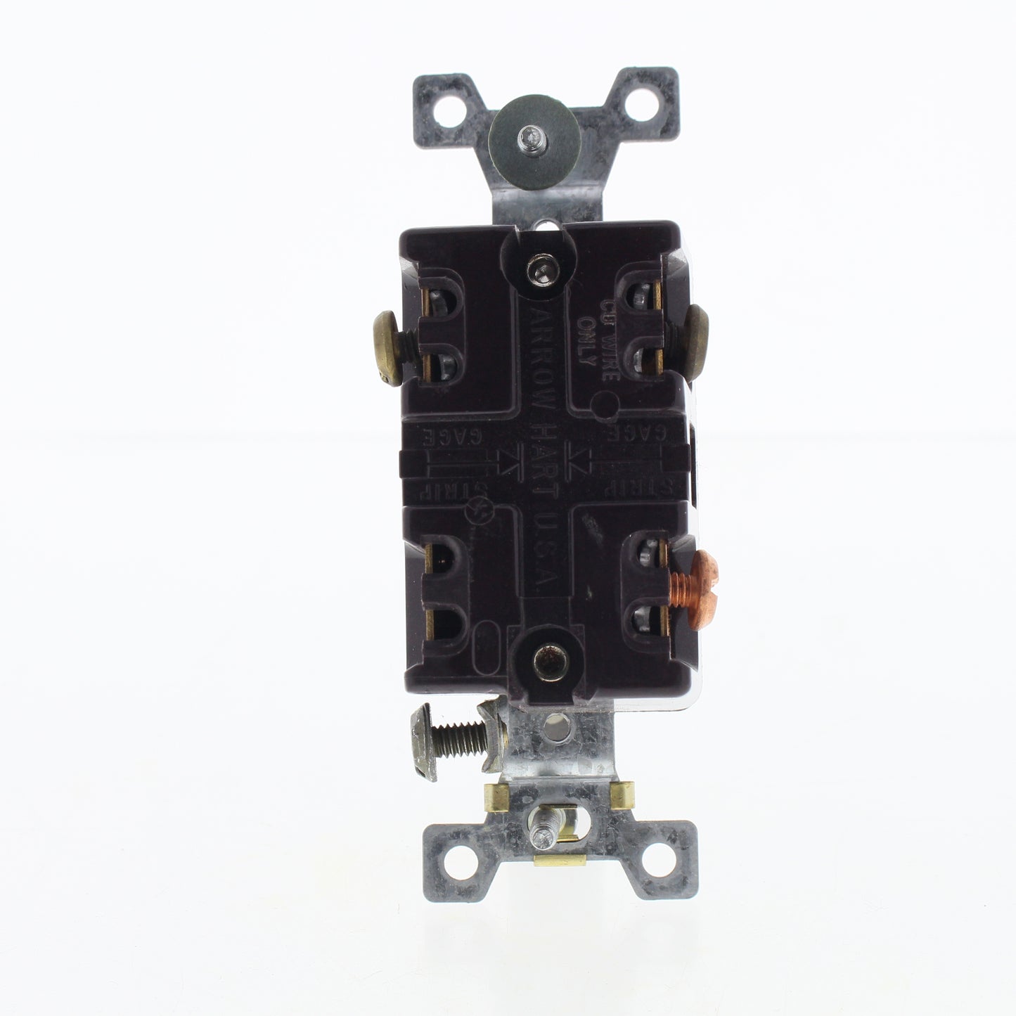 Cooper AH1203 Brown Industrial Toggle Wall Light Switch 15A 120/277V 3-Way B&S