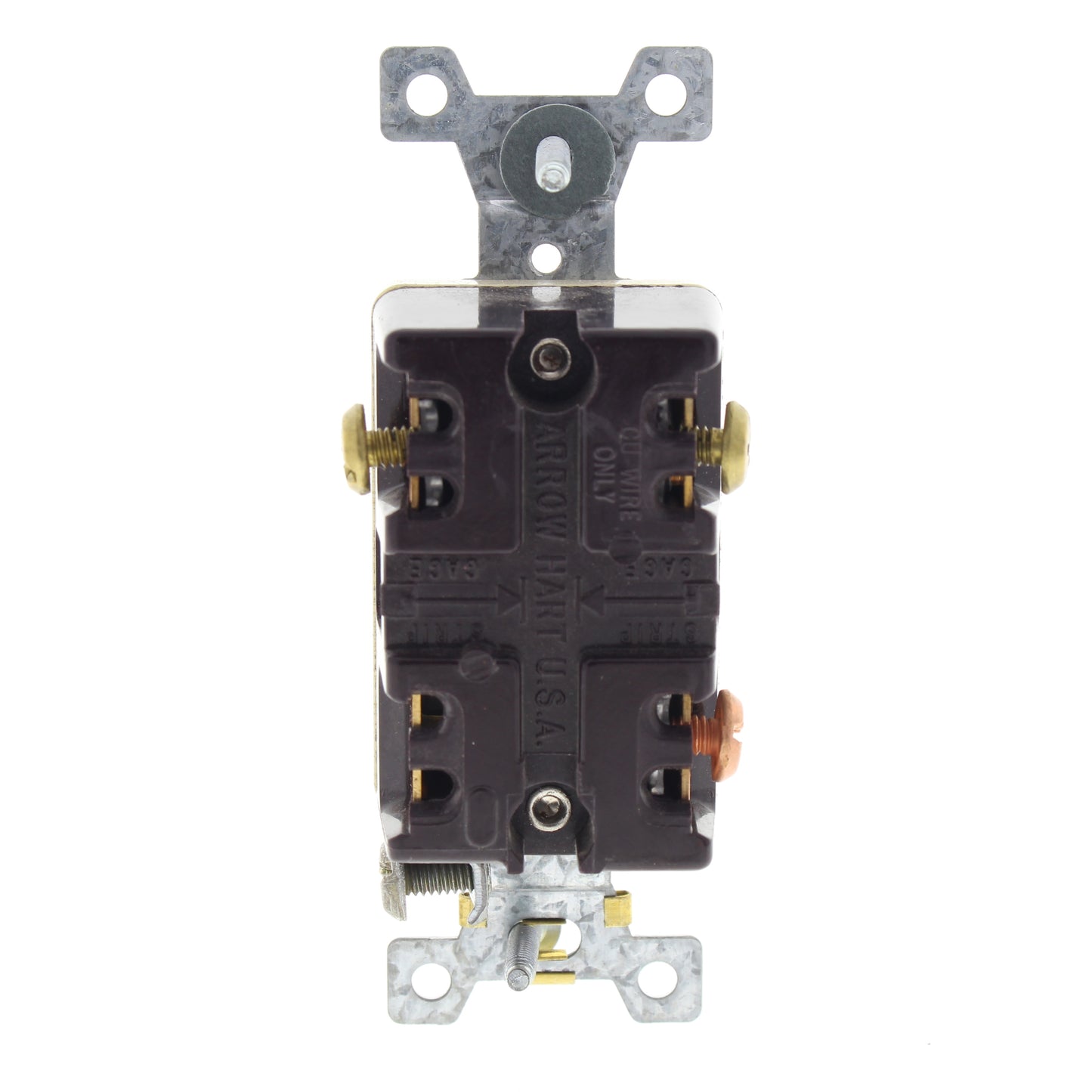 Cooper AH1203I Ivory Industrial Toggle Wall Light Switch 15A 120/277V 3-Way B&S