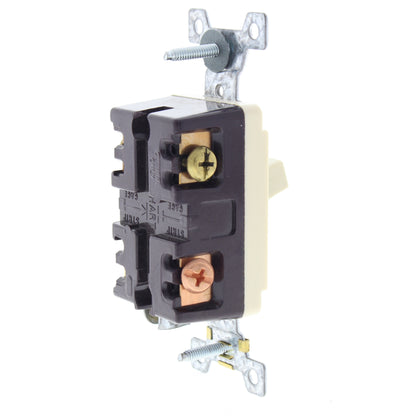 Cooper AH1203I Ivory Industrial Toggle Wall Light Switch 15A 120/277V 3-Way B&S