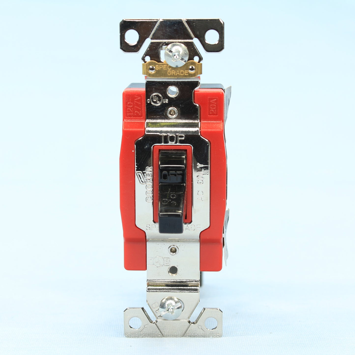 Cooper Black INDUSTRIAL Toggle Light Switch Quick-Connect Module 20A AH1221BKM