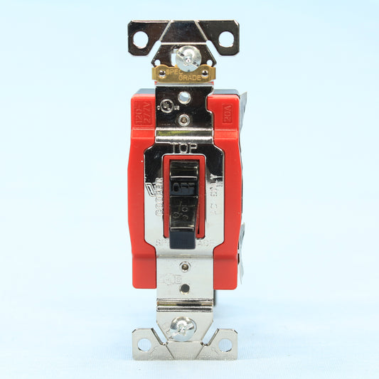Cooper Black INDUSTRIAL Toggle Light Switch Quick-Connect Module 20A AH1221BKM