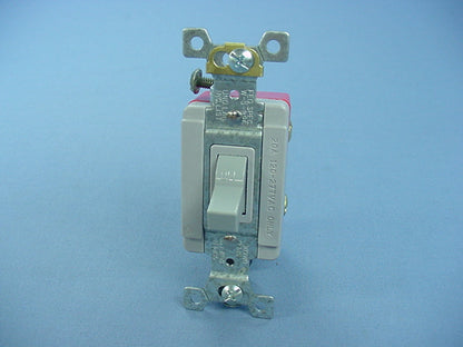 Arrow Hart AH1221GRY Gray Cooper Industrial AC Toggle Light Switch 20A Oldstyle