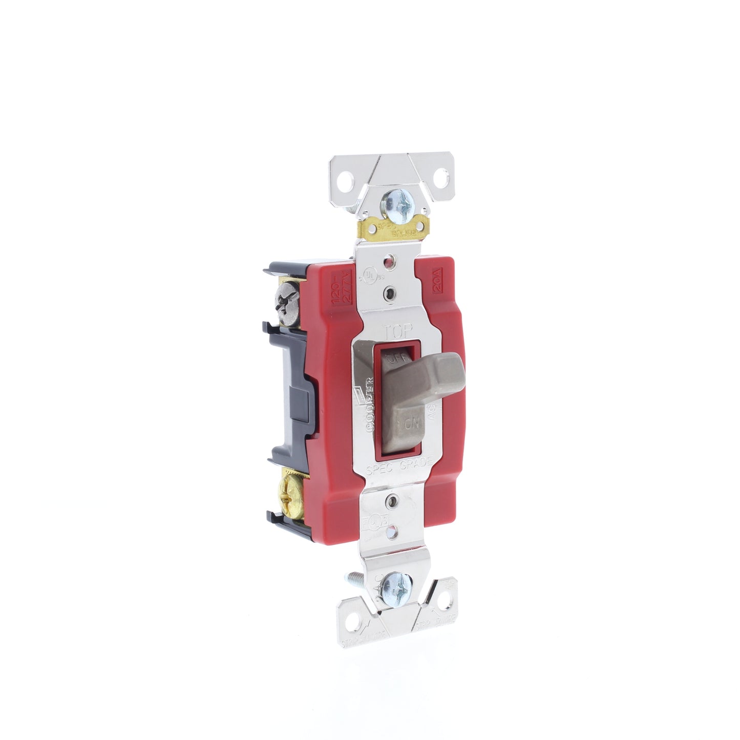 Antimicrobial Copper CuVerro INDUSTRIAL DOUBLE POLE Toggle Switch 20A AH1222CU