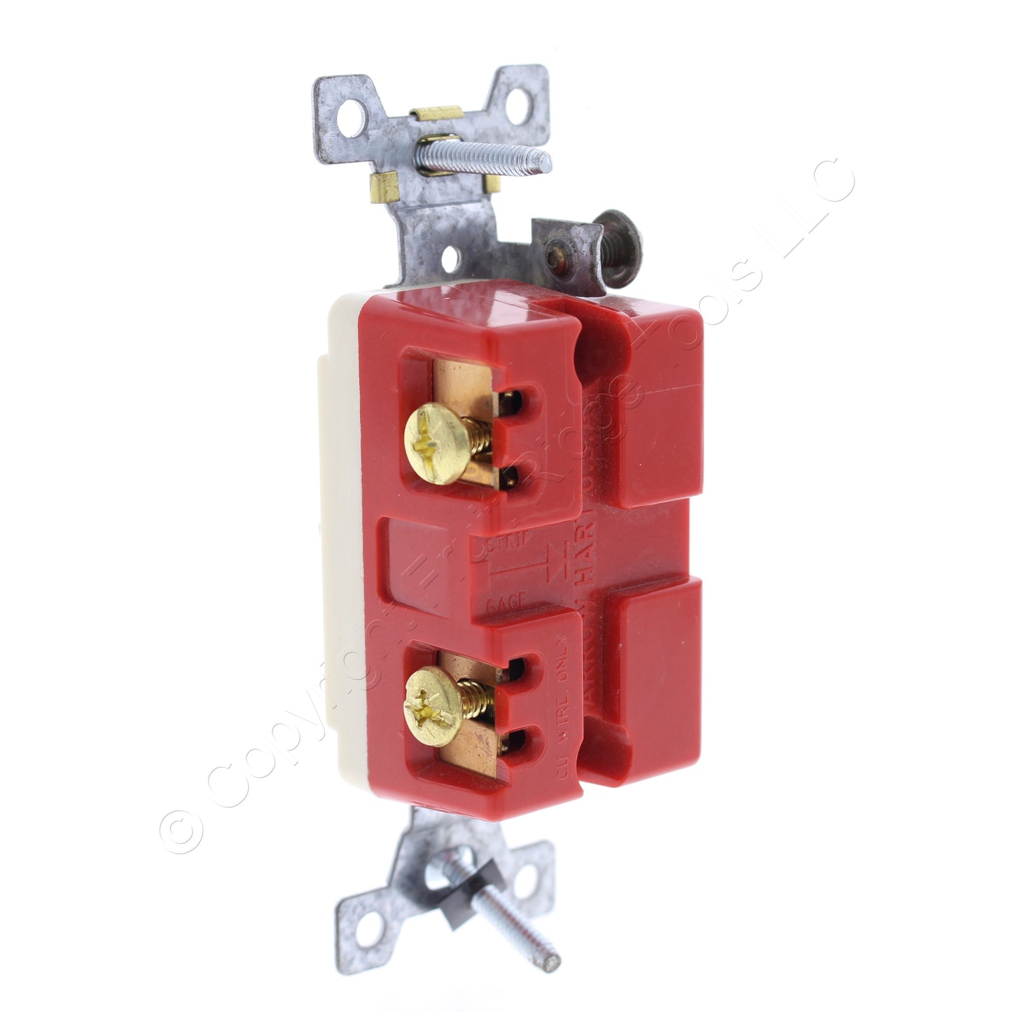 Cooper AH1991I Ivory Industrial Grade Single Pole Toggle Switch 20A 120/277V AC