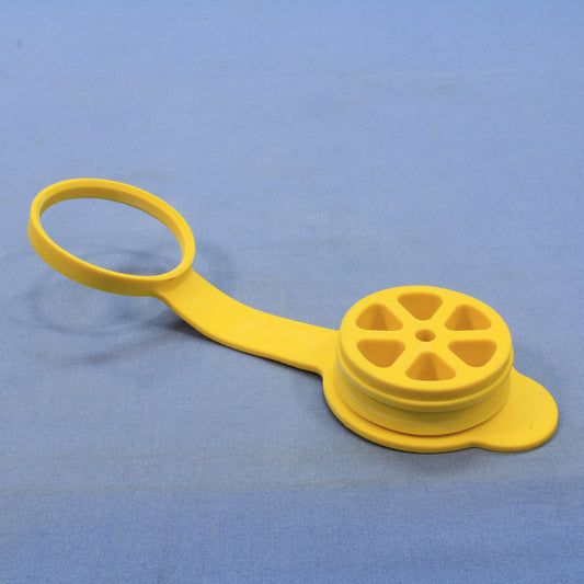 Cooper Yellow Industrial 20A Locking Receptacle Watertight Closure Cap  AH20CW