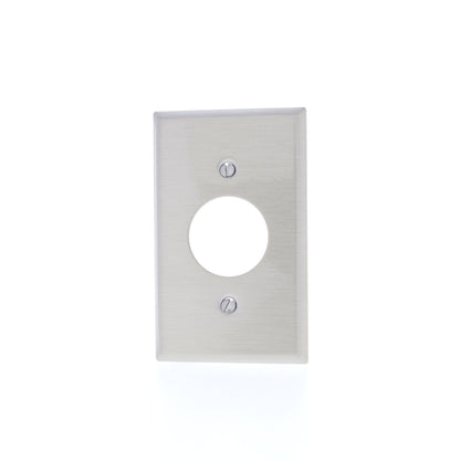 10 Cooper Antimicrobial Stainless Steel Receptacle Wallplate Sngl Outlet Covers