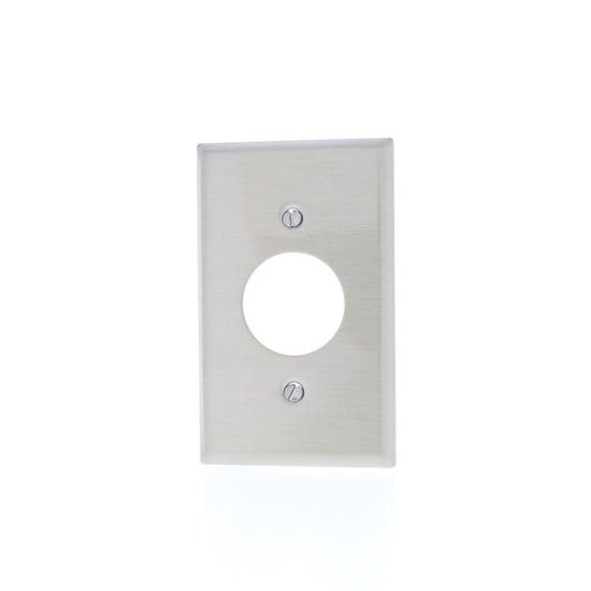 10 Cooper Antimicrobial Stainless Steel Receptacle Wallplate Sngl Outlet Covers