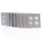 10 Cooper Antimicrobial Stainless 2G Receptacle Wallplate Outlet Covers 93102AM