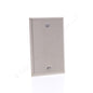 Cooper Antimicrobial 1-Gang Stainless Steel Blank Cover Wall Plate AH93151AM