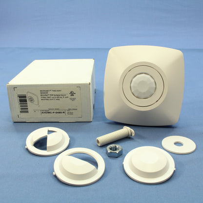 Cooper Microset 2-Way Sensor PIR Surface Mount up to 450 ft Relay AHOMC-P-0450-R