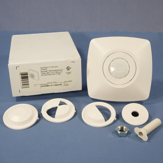 Cooper AHOMC-P-1200-R White 360� PIR Ceiling Motion Occupancy Sensor 1200 Sq Ft