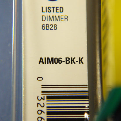 Cooper AIM06-BK-K Black Smart Master Dimmer Preset Light Switch Multi-Way 600W