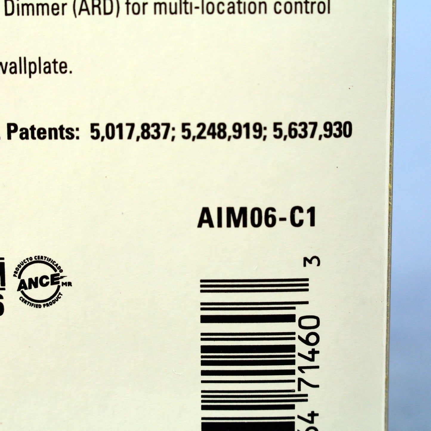 Cooper AIM06-C1 Almond White Ivory Smart Master Dimmer Preset Switch Multi-Way