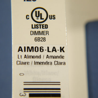 Cooper AIM06-LA Lt Almond Smart Master Dimmer Preset Light Switch Multi-Way 600W