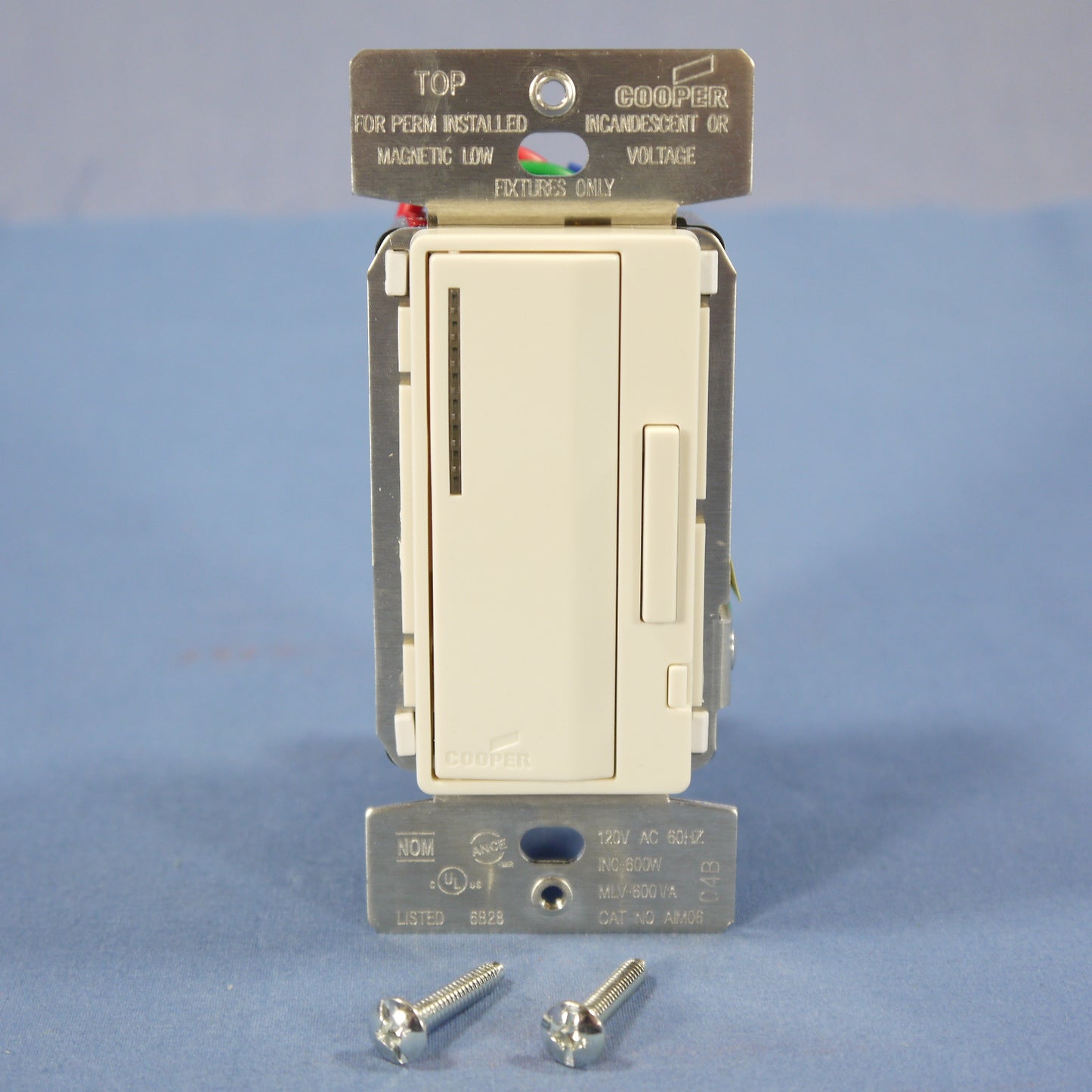 Cooper AIM06-LA Lt Almond Smart Master Dimmer Preset Light Switch Multi-Way 600W