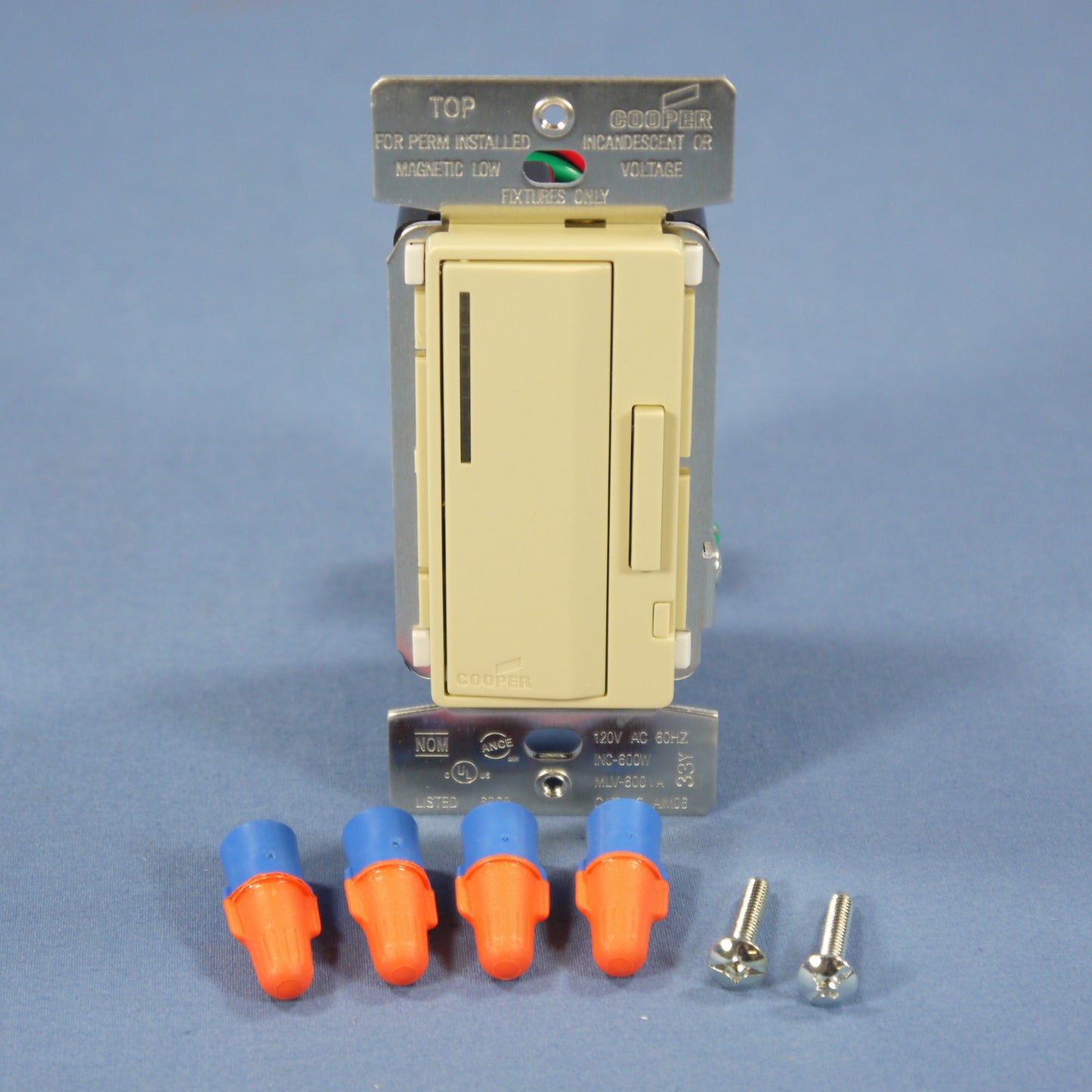 Cooper AIM06-IV-K Ivory Smart Master Dimmer Preset Light Switch Multi-Way 600W