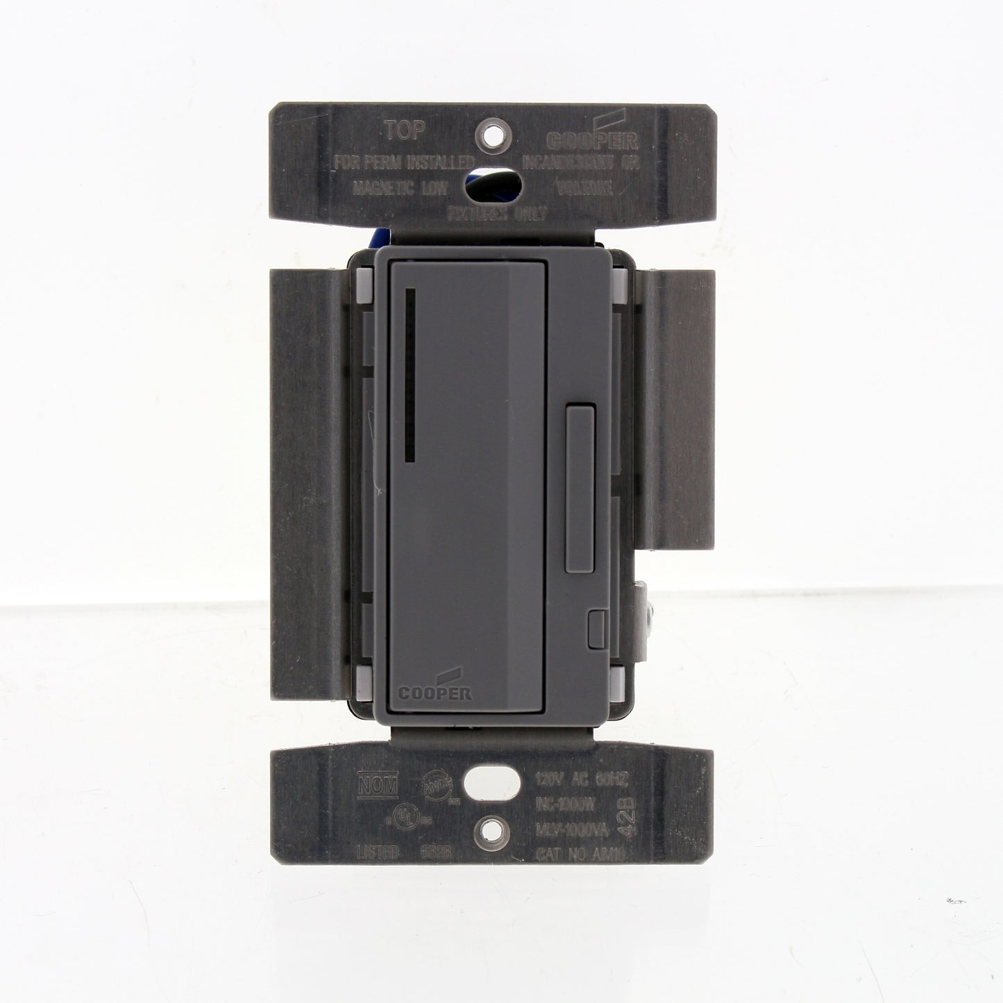 Cooper AIM10-GY Gray Smart Master Dimmer Preset Light Switch Multi-Way 1000W
