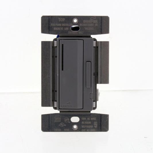 Cooper AIM10-GY Gray Smart Master Dimmer Preset Light Switch Multi-Way 1000W