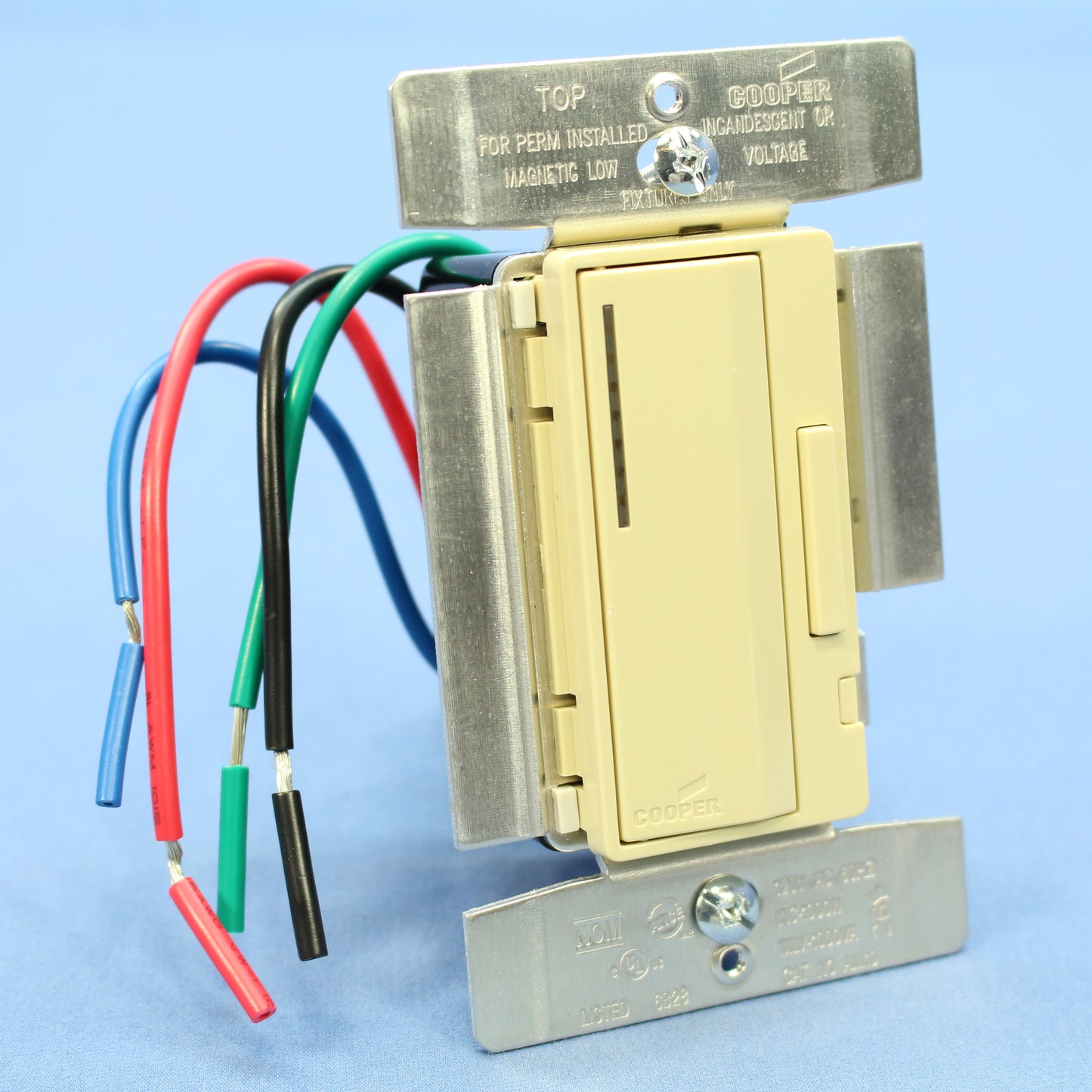 Cooper AIM10-V Ivory Smart Master Dimmer Preset Light Switch Multi-Way 1000W