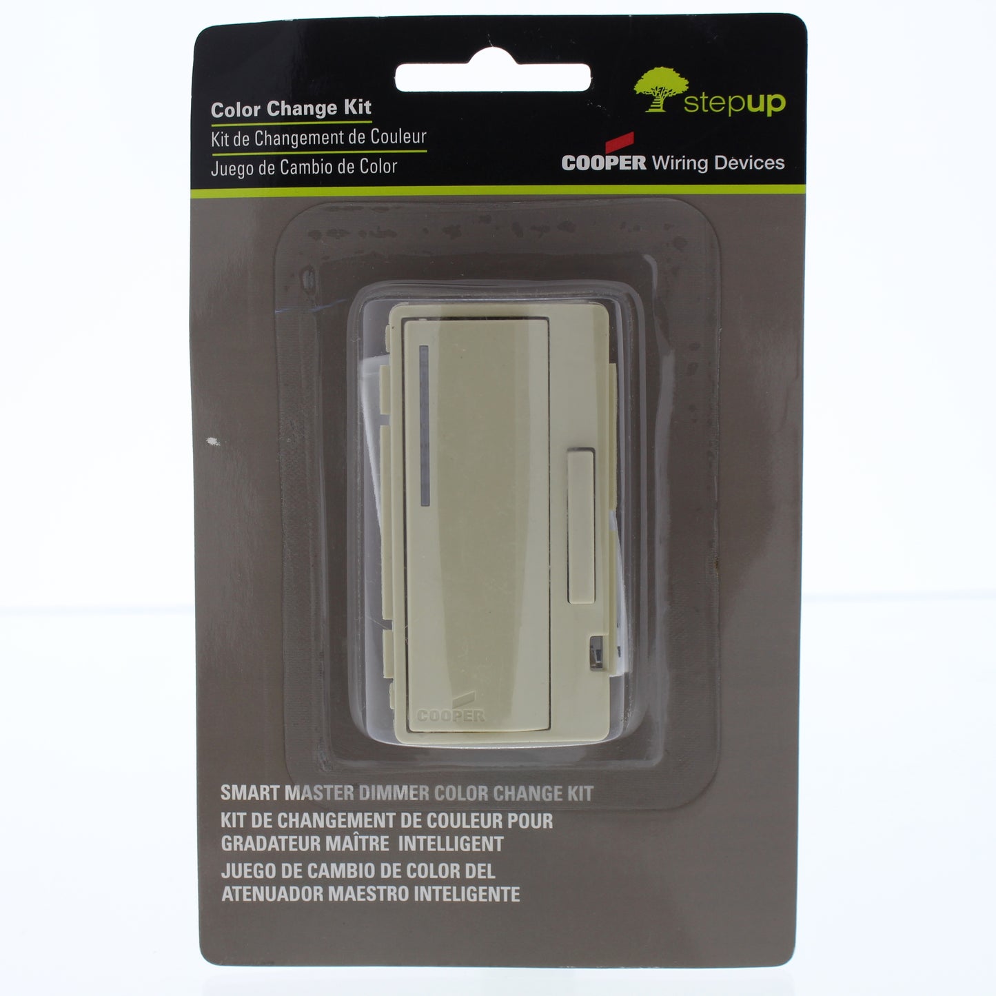 Cooper Ivory Color Change Kit for Master Wall Light Dimmer AMC-V-BP