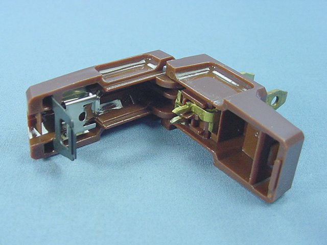Cooper BP2600B Brown 15A Plug Right Angle Side Mount 125V Non-Polarized 1-15P