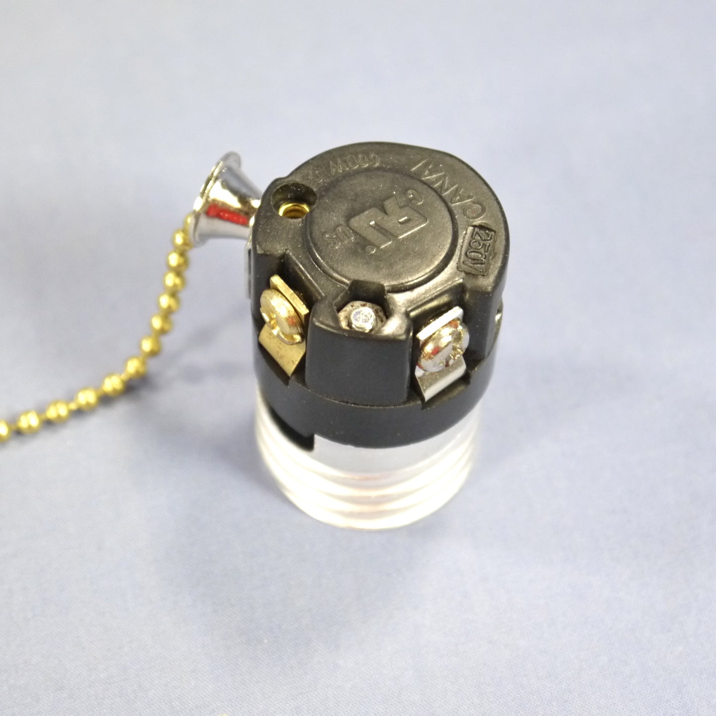 Cooper Pull Chain Light Socket Brass Lampholder Electrolier 1/8" IPS BP980ABD