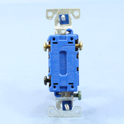 Cooper 1303-7B Brown 3-Way Toggle Wall Light Switch Control 15A 120V Residential