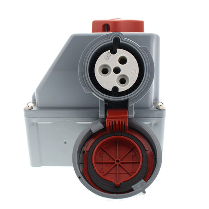 Cooper Watertight Mechanical Pin & Sleeve Interlock 30A 480V 2P3W 10HP CD330MI7W