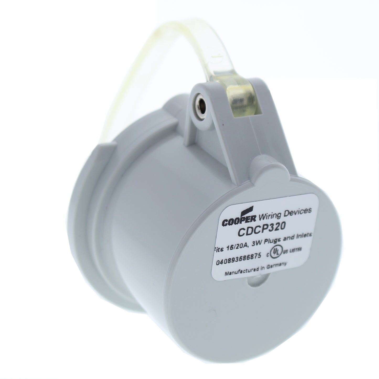 Cooper Wiring Devices Gray Closure Cap for 16/20A 3W Pin & Sleeve CDCP320