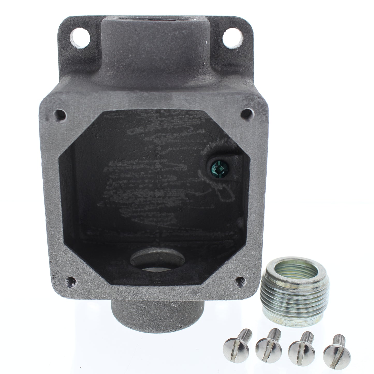 Cooper Aluminum Backbox Feed Thru for Pin & Sleeve 20/30A Receptacles CDFTBB1