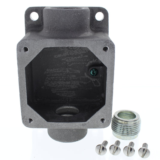 Cooper Aluminum Backbox Feed Thru for Pin & Sleeve 20/30A Receptacles CDFTBB1