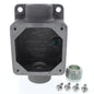 Cooper Aluminum Backbox Feed Thru for Pin & Sleeve 20/30A Receptacles CDFTBB1