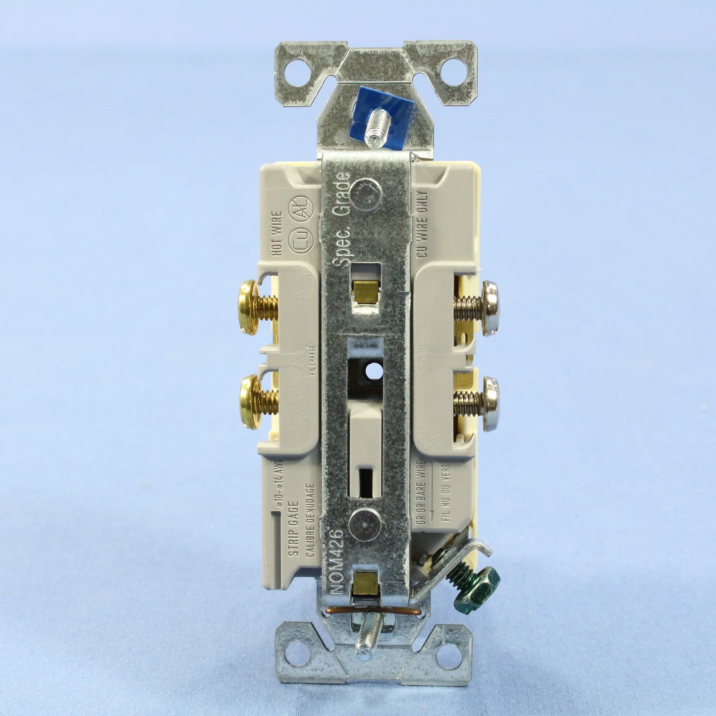 Cooper Ivory Commercial Grade Outlet Receptacle Nema 5-15R 15A 125V CR15V