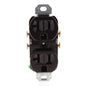 Cooper Brown Commercial Duplex Receptacles No Screws Ear Tabs 5-20 20A CR20B-BU1