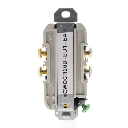 Cooper Brown Commercial Duplex Receptacles No Screws Ear Tabs 5-20 20A CR20B-BU1