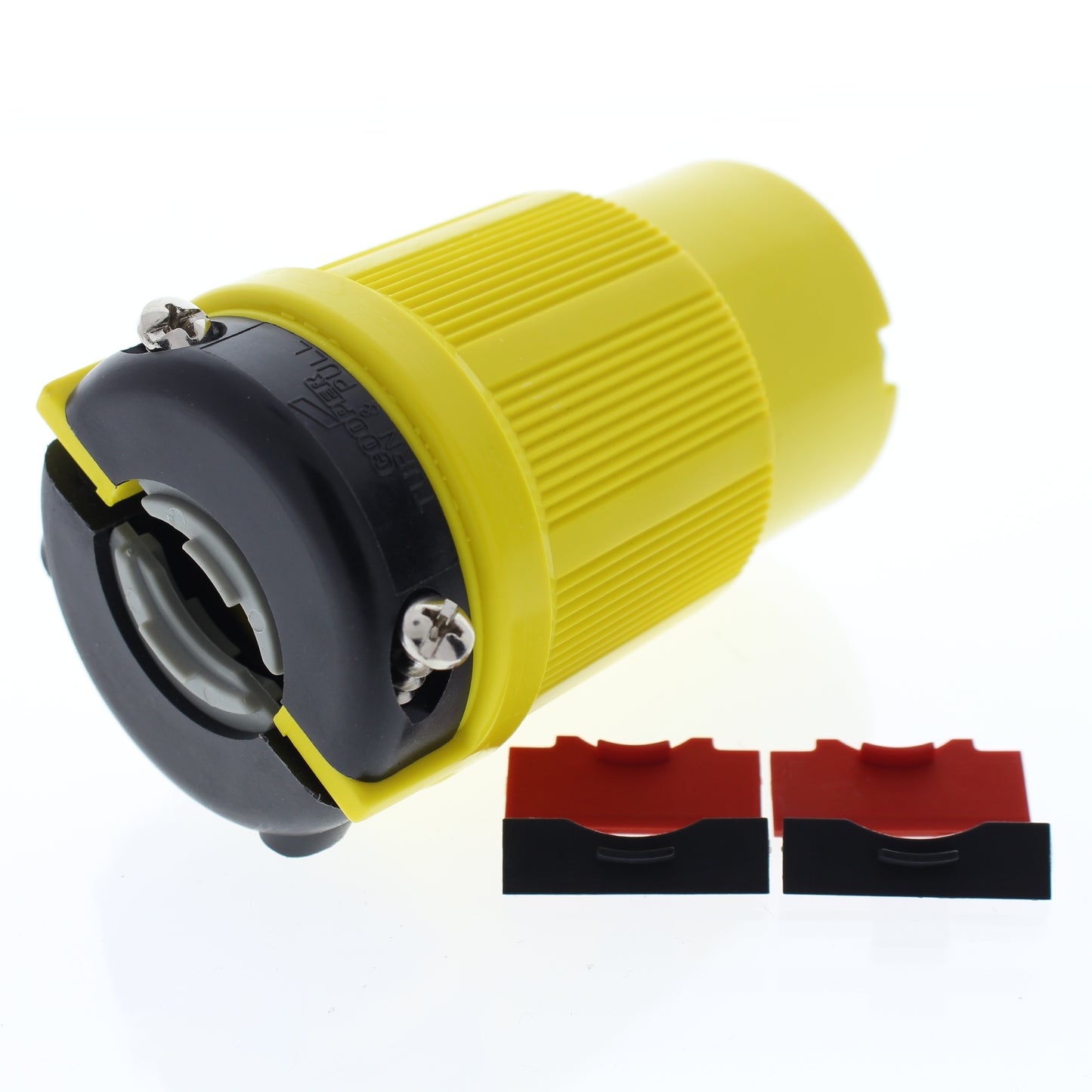 Cooper Yellow CORROSION RESISTANT Turn Twist Lock Connector L14-20R 20A CRL1420C
