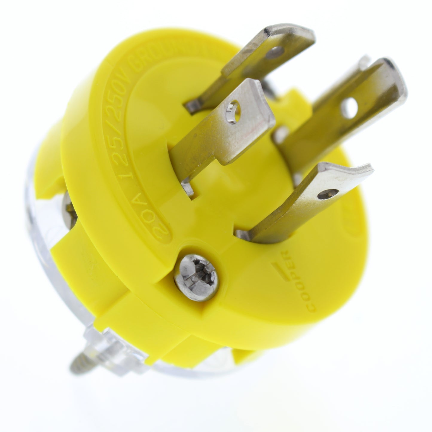 Cooper Yellow CORROSION RESISTANT Turn Twist Lock Plug Nema L14-20P 20A CRL1420P