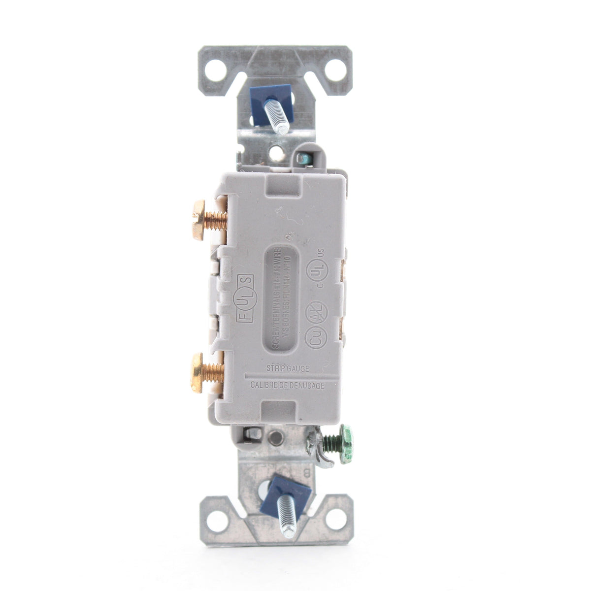Cooper CS115W White 15A Commercial Single Pole Toggle Wall Light Switch Bulk