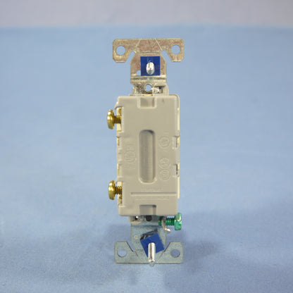 Cooper CS120V Ivory 20A Single Pole Toggle Light Switch 120/277V Bulk Commercial